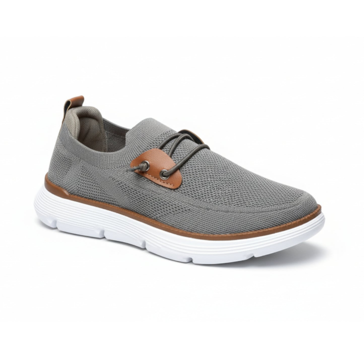 X 804-Men’s Casual Lace-Up Sneakers – Breathable – Gray