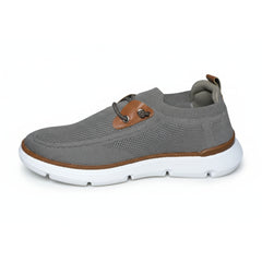 X 804-Men’s Casual Lace-Up Sneakers – Breathable – Gray