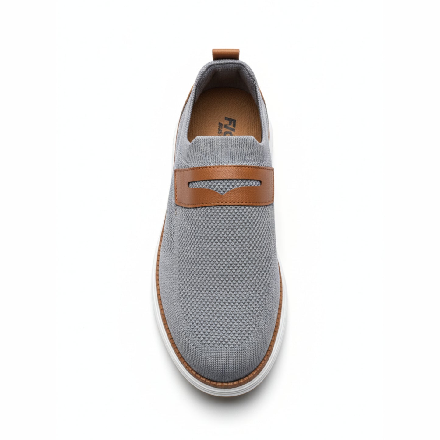 X 802-Men’s Slip-On Loafer Sneakers – Breathable & Stylish- Gray