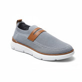 X 802-Men’s Slip-On Loafer Sneakers – Breathable & Stylish- Gray