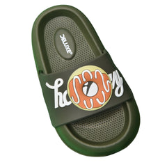 Kids 30 - Kids' Donut Delight Slides – Green | Happy Day Edition