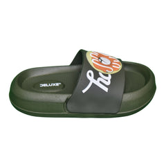 Kids 30 - Kids' Donut Delight Slides – Green | Happy Day Edition