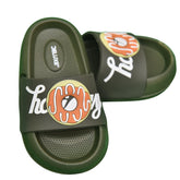 Kids 30 - Kids' Donut Delight Slides – Green | Happy Day Edition