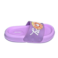 Kids 30 - Kids' Donut Delight Slides – Purple | Happy Day Edition