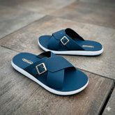 W M 70 - XeeGo Women’s Ultra-Light Buckle Slides - Imperial Blue