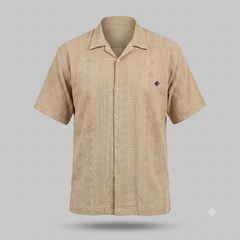 X 1150- The Signature Textured Camp-Collar Shirt