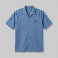 X 1150- The Signature Textured Camp-Collar Shirt
