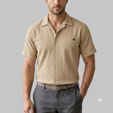 X 1150- The Signature Textured Camp-Collar Shirt