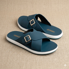 W M 70 - XeeGo Womenβs Ultra-Light Buckle Slides - Imperial Blue