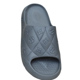 X 52- Premium Embossed Comfort Slides for Men - Gray