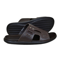 X 018 - Men’s Premium Brown Comfort Slide