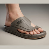 XeeGo X-019 | Premium Textured Toe-Loop Slide - Olive