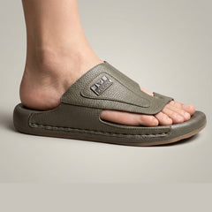 XeeGo X-019 | Premium Textured Toe-Loop Slide - Olive