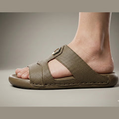 X 027 - XeeGo | Premium Pebble-Grain Slide in Deep Olive