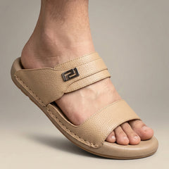 XeeGo X-401 | Comfortable Minimalist Slide- Sand Beige