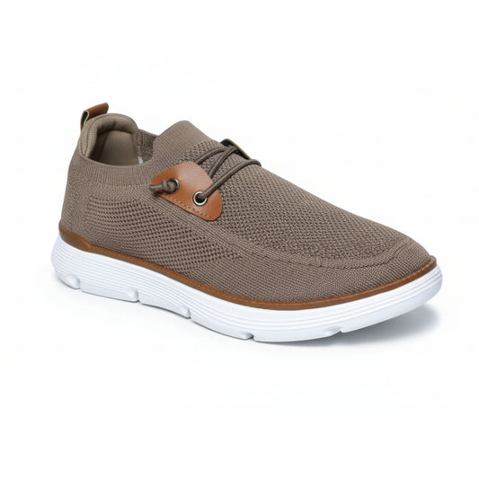 X 804-Men’s Casual Lace-Up Sneakers – Breathable – Brown