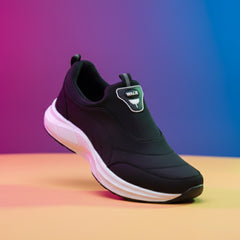 X 150-Men’s Slip-On Sneakers – Lightweight Casual Walking & Running Shoes- Black