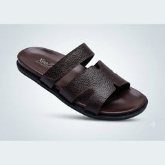 XeeGo X-119 | Men’s Pure Leather Chappal - Chocolate Brown