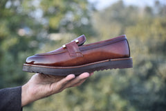 009- XeeGo Premium Horsebit Loafers – Brown