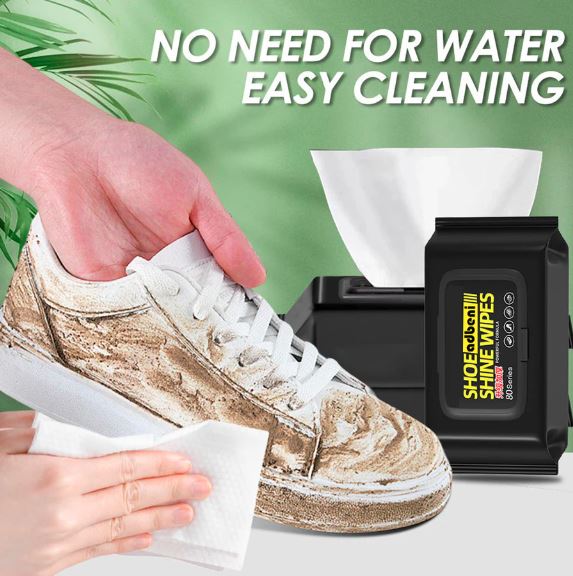 Shoe Shine Wipes – 80 Pcs | Instant Clean & Shine
