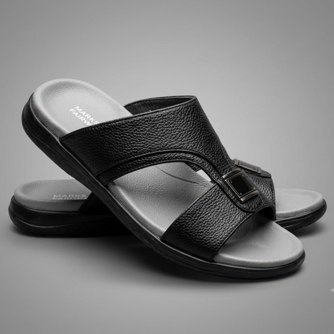 B8-2 - Men's Premium Comfort Slides – Black
