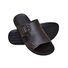 X 018 - Men’s Premium Brown Comfort Slide