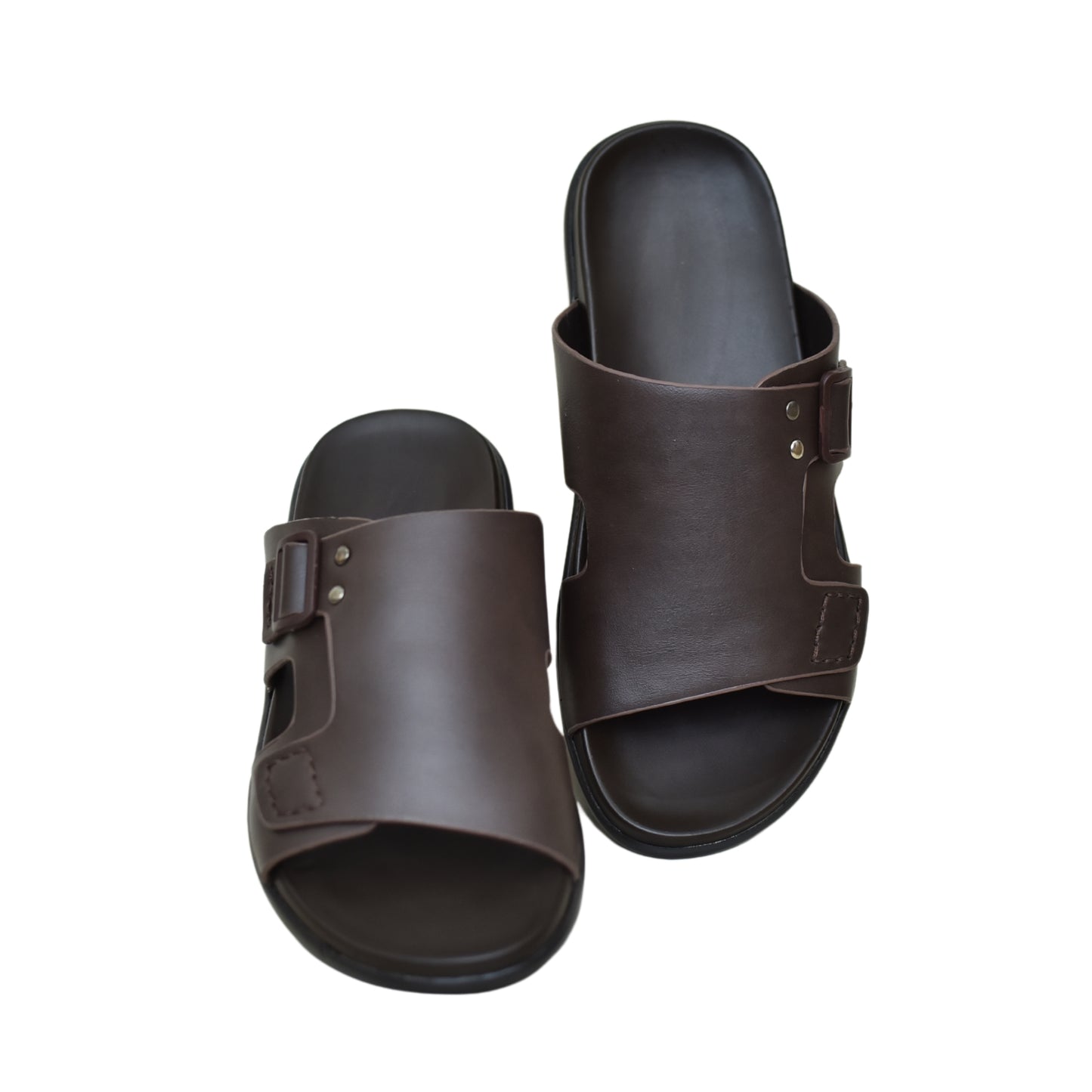 X 018 - Men’s Premium Brown Comfort Slide