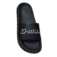 X 085- Men’s G-MAX Graphic Comfort Slippers (Black)