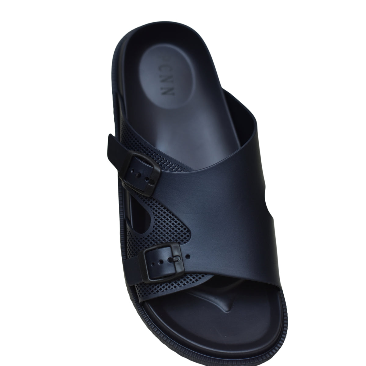 X 012- Men’s Adjustable Double Buckle Comfort Slides - Blue