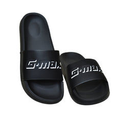 X 085- Men’s G-MAX Graphic Comfort Slippers (Black)