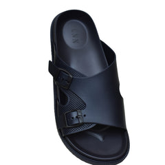 X 012- Men’s Adjustable Double Buckle Comfort Slides - Blue