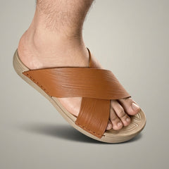 XeeGo X-45 | Cross-Strap Textured Slide - Mustard