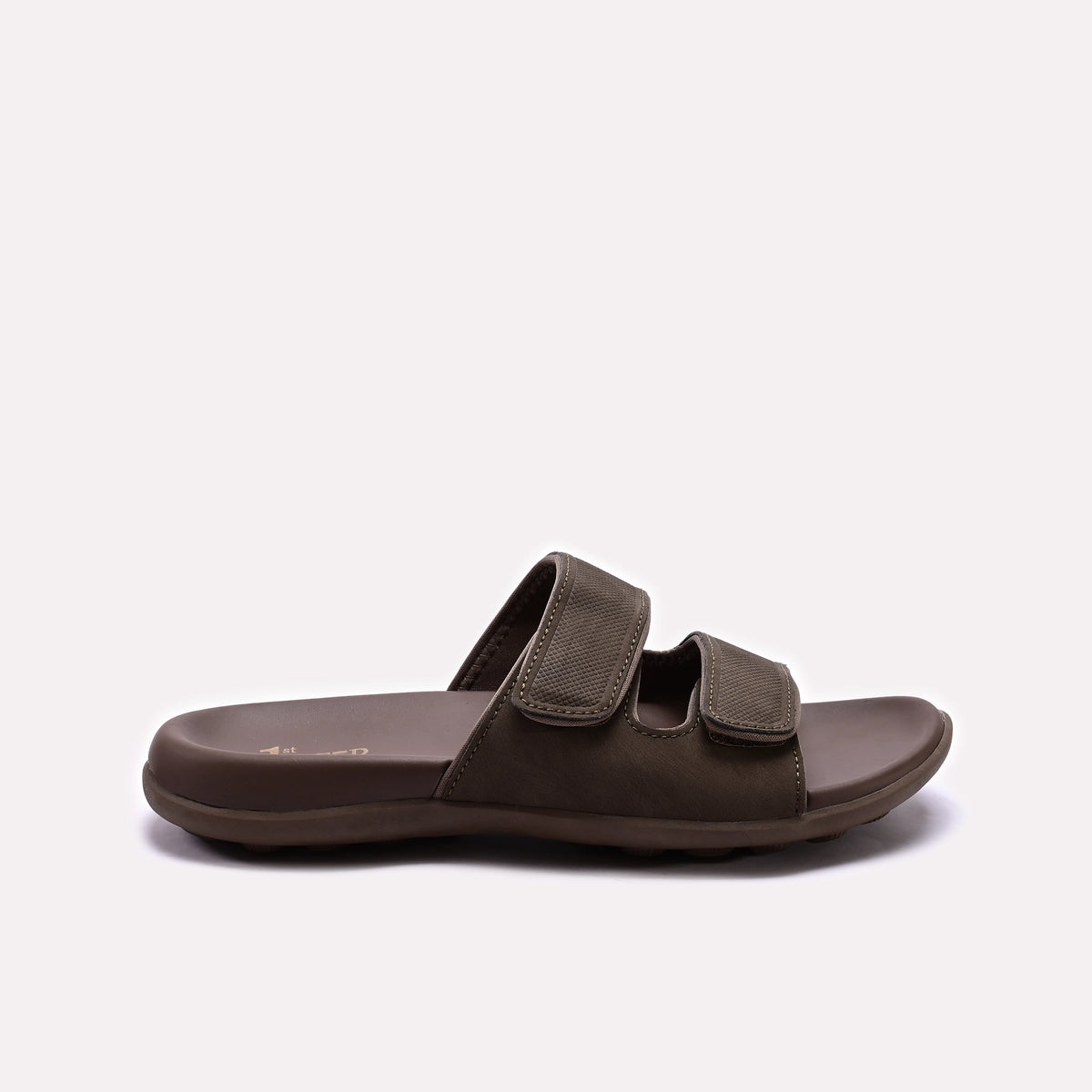 X 2109- Executive Comfort Dual-Strap Slides – Chocolate Brown Edition