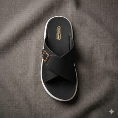 W M 70 - XeeGo Women’s Ultra-Light Buckle Slides - Jet Black