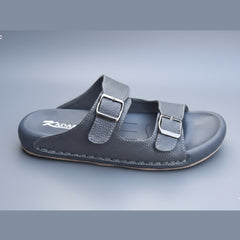 X 017 - XeeGo Dual Buckle Comfort Slides – Gray
