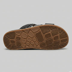 X 026 - XeeGo Classic Double Strap Comfort Sandals – Gray