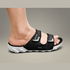 Ecco 13 - "Apex" Sport Sandals – Jet Black
